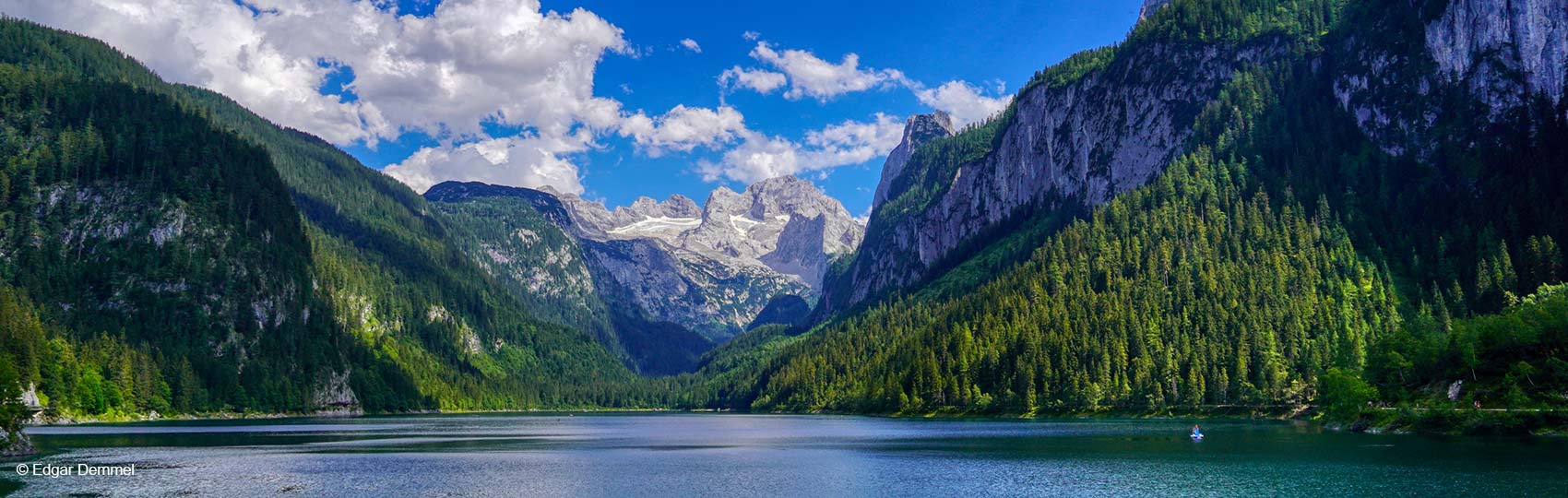 Blick über den Gosausee Richtung Dachstein